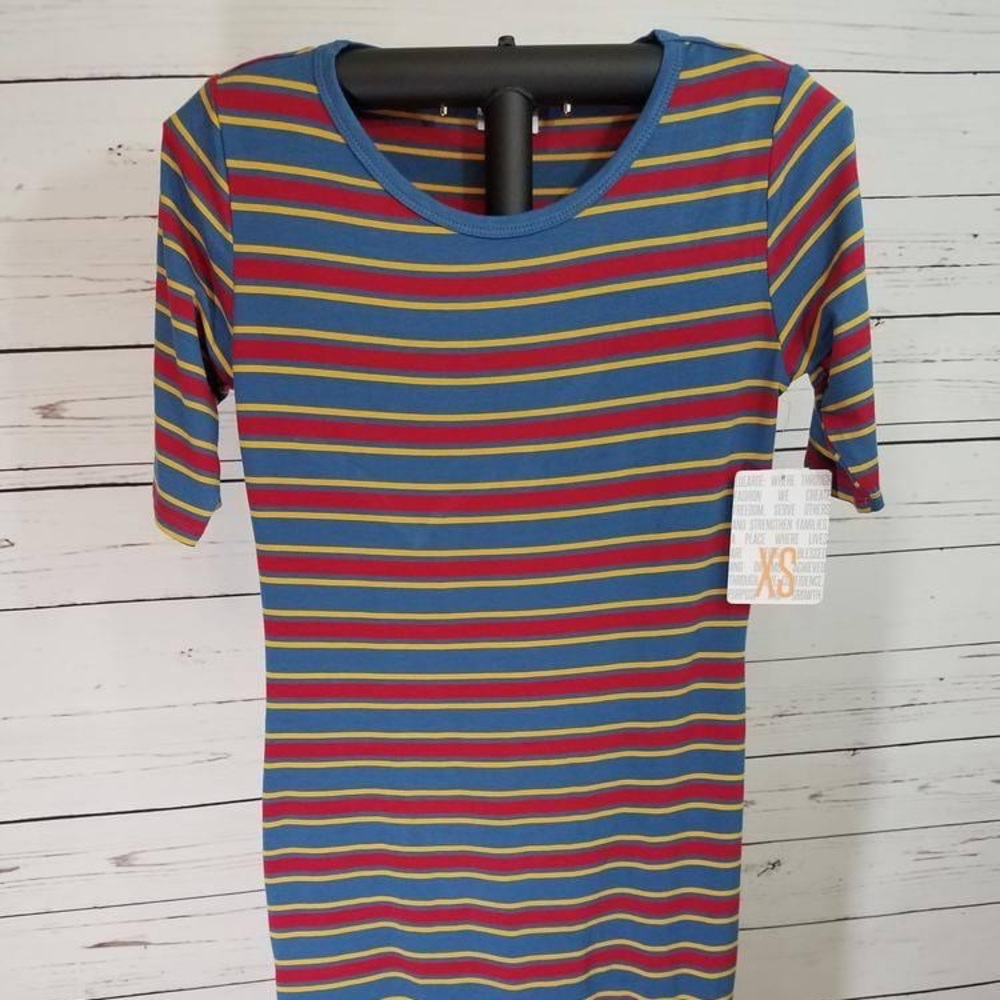 NWT!! LuLaRoe “Julia” Dress ~ Size XS ~ STRIPES